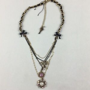 Multi Layer Betsey Johnson Necklace